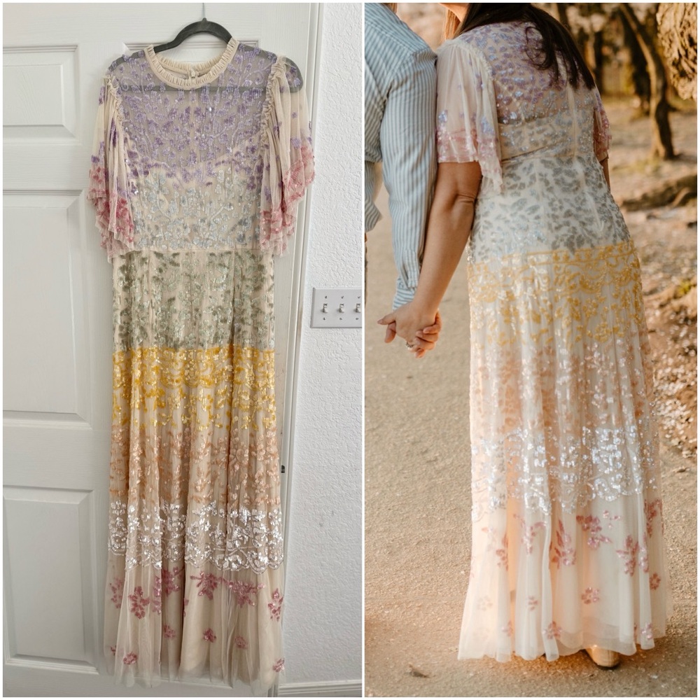 Needle & Thread x Jasmine Hensley Embellished Dress Size 14